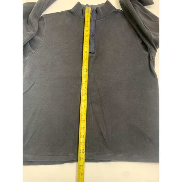Hugo Boss Men’s Blue Sidney Quarter Zip Pullover Sweater Size Extra Large - Picture 12 of 13